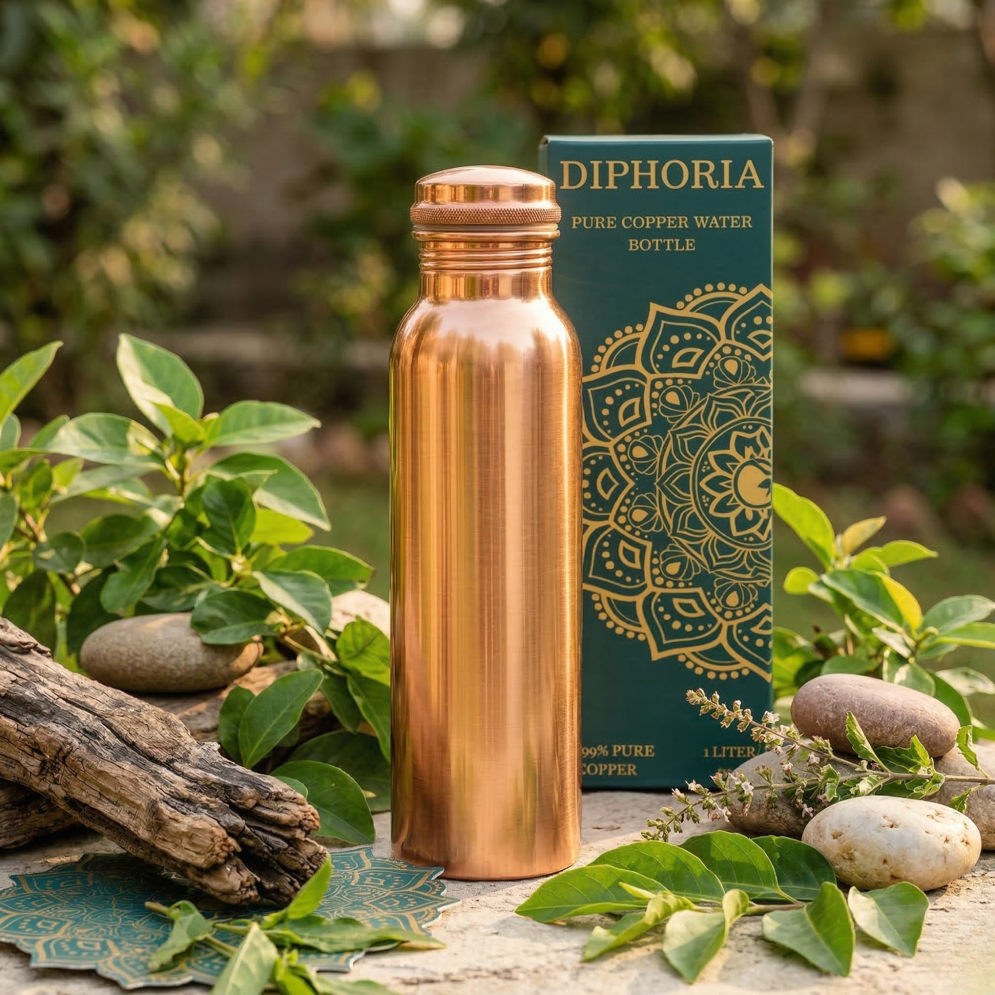 The Diphoria Difference — pure copper vs other bottles comparison
